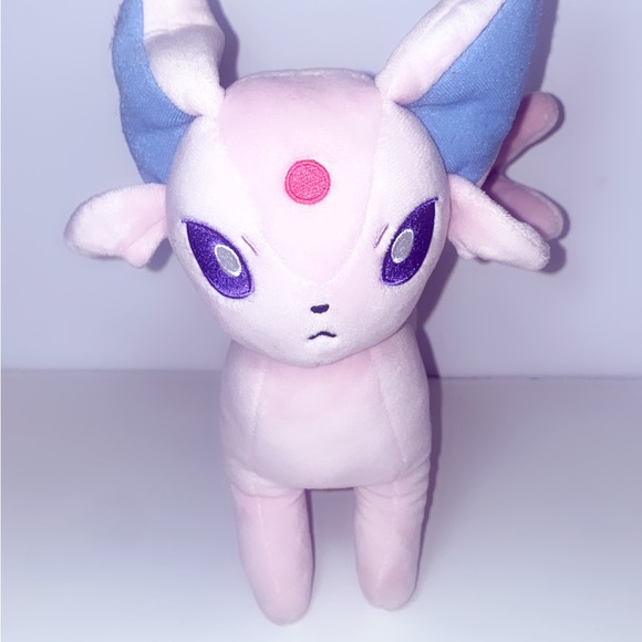 Espeon Pokemon Pink and Blue Plush - Picture 1 of 4